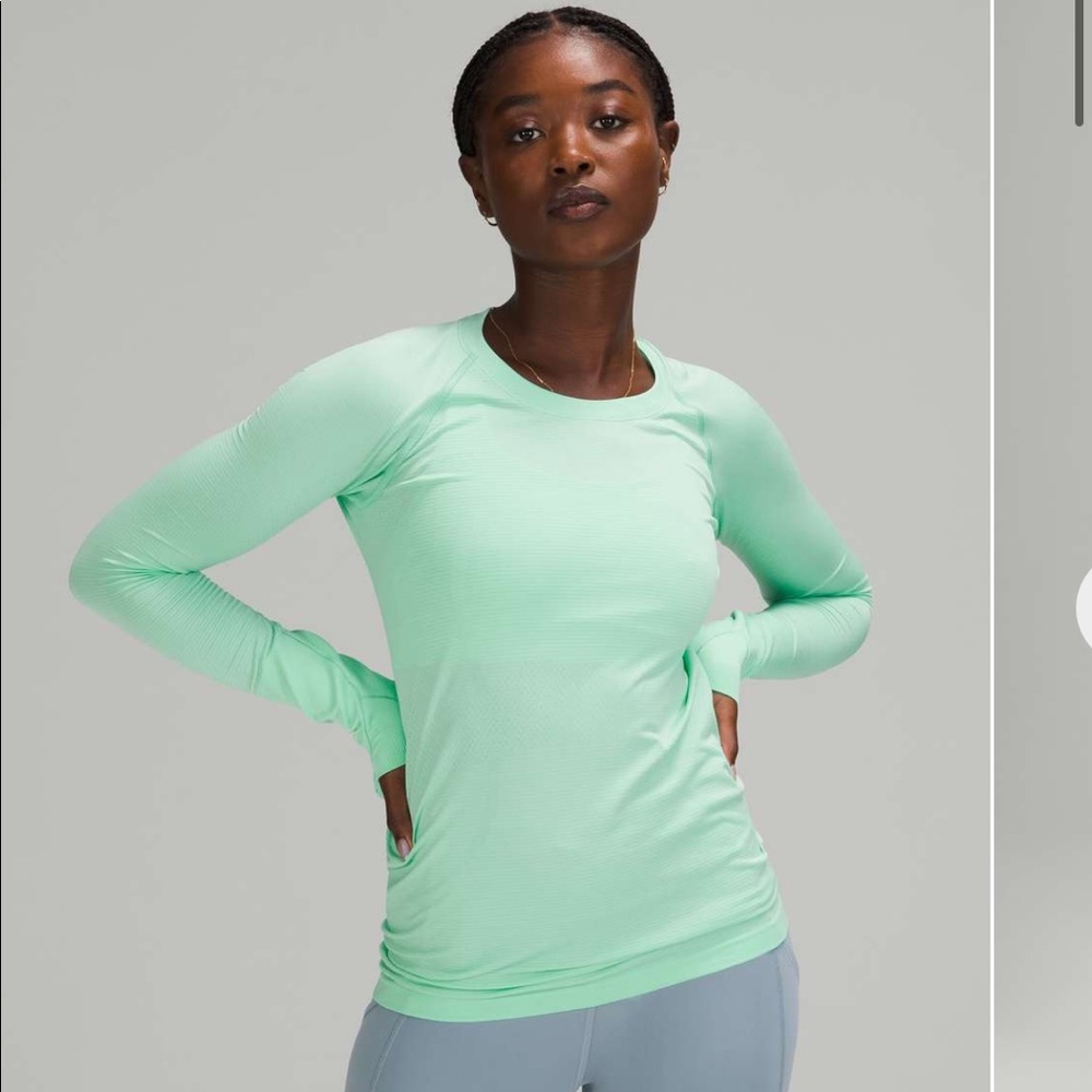 Lululemon Swiftly Tech Long Sleeve 2.0 *Wild Mint / Wild Mint size:4